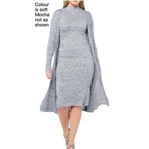 Guillaume 2Piece Knit dress and duster - SZ M